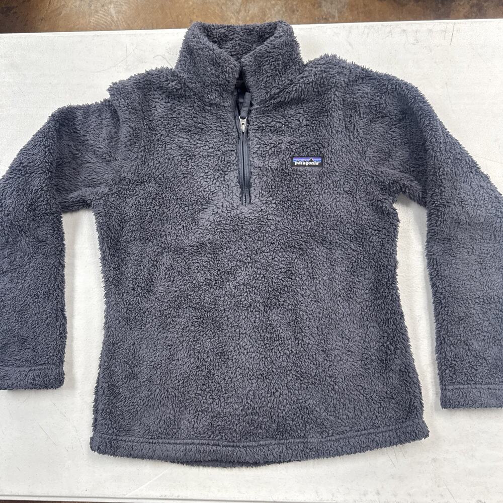 Patagonia Womens 1/4 Zip Fleece Pullover Drifter Gray Size Small